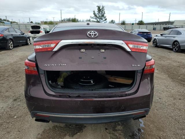 4T1BK1EB7JU285546 - 2018 TOYOTA AVALON XLE MAROON photo 6