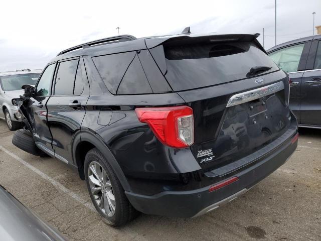 1FMSK8DH2LGD04827 - 2020 FORD EXPLORER XLT BLACK photo 2