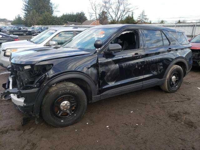 1FM5K8AW9MNA07339 - 2021 FORD EXPLORER POLICE INTERCEPTOR BLACK photo 1