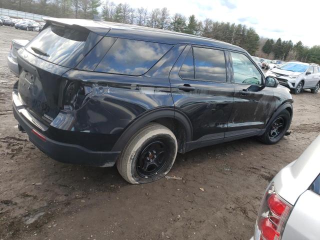1FM5K8AW9MNA07339 - 2021 FORD EXPLORER POLICE INTERCEPTOR BLACK photo 3