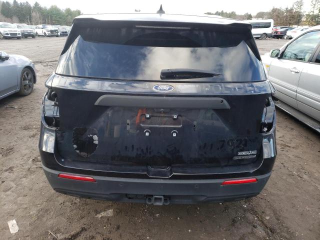 1FM5K8AW9MNA07339 - 2021 FORD EXPLORER POLICE INTERCEPTOR BLACK photo 6