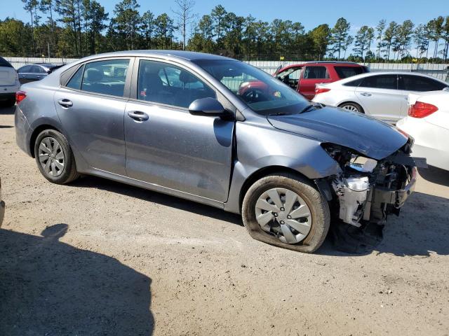 3KPA24AD6LE353443 - 2020 KIA RIO LX GRAY photo 4