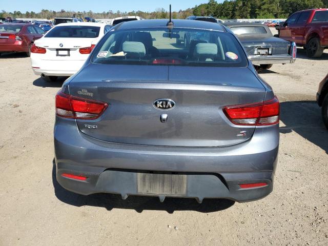 3KPA24AD6LE353443 - 2020 KIA RIO LX GRAY photo 6