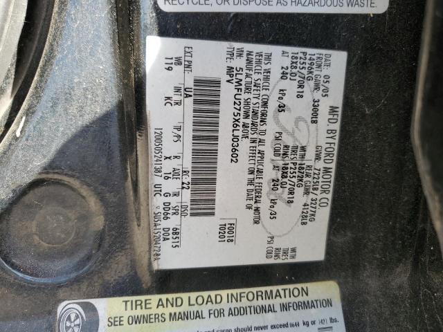 5LMFU275X6LJ03602 - 2006 LINCOLN NAVIGATOR 黑色 照片 13