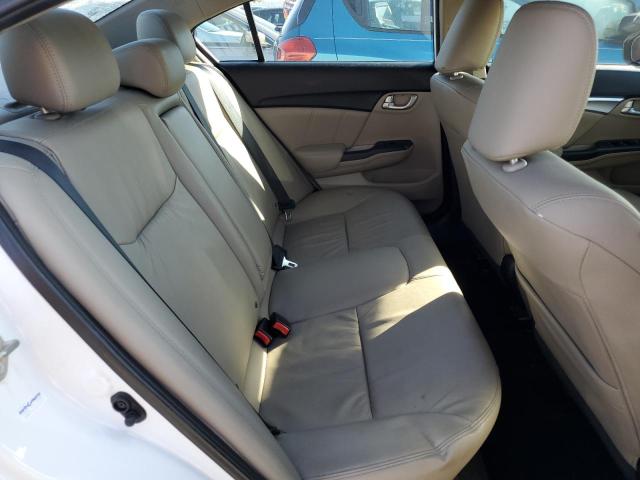 19XFB2F94EE266318 - 2014 HONDA CIVIC EXL თეთრი ფოტო 10