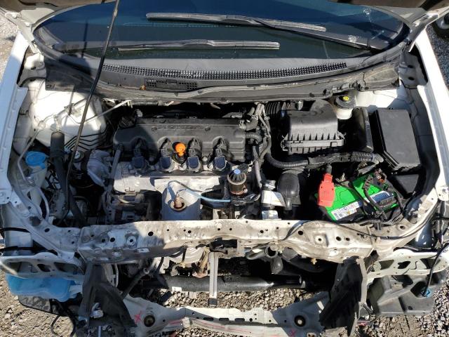 19XFB2F94EE266318 - 2014 HONDA CIVIC EXL თეთრი ფოტო 11