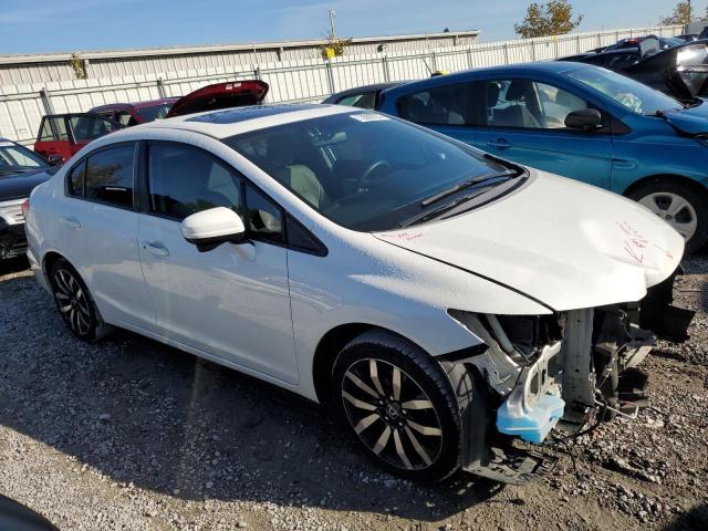 19XFB2F94EE266318 - 2014 HONDA CIVIC EXL თეთრი ფოტო 4