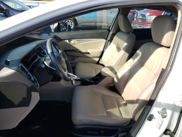 19XFB2F94EE266318 - 2014 HONDA CIVIC EXL თეთრი ფოტო 7