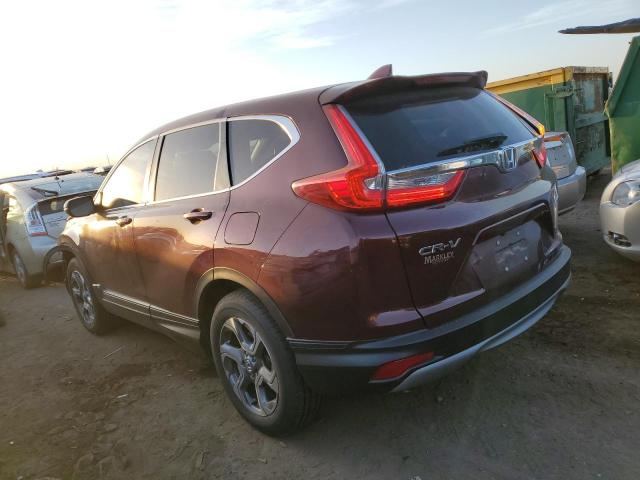 7FARW2H87JE058383 - 2018 HONDA CR-V EXL RED photo 2