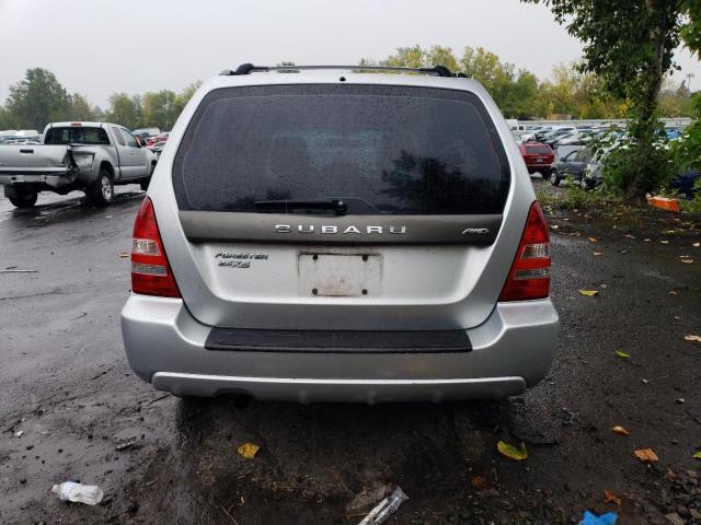 JF1SG65684G761267 - 2004 SUBARU FORESTER 2.5XS ვერცხლისფერი ფოტო 6