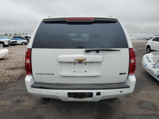 1GNFK16307J255061 - 2007 CHEVROLET SUBURBAN K1500 WHITE photo 6