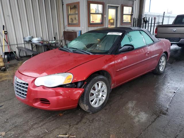 1C3EL75RX6N166264 - 2006 CHRYSLER SEBRING GTC RED photo 1