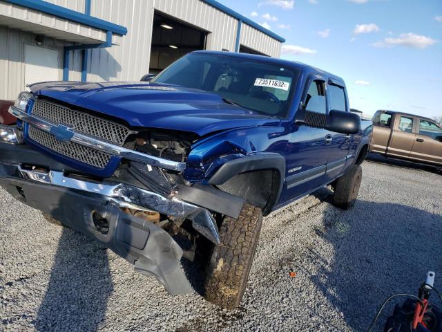 1GCHK23U64F234301 - 2004 CHEVROLET SILVERADO K2500 HEAVY DUTY BLUE photo 1