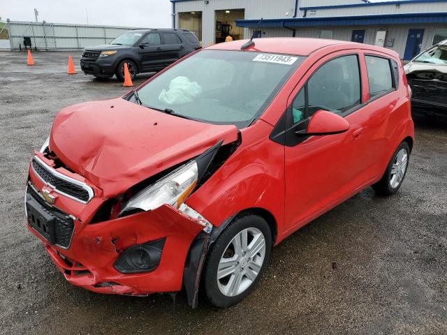 KL8CD6S95EC533038 - 2014 CHEVROLET SPARK 1LT RED photo 1