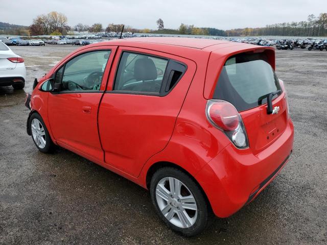 KL8CD6S95EC533038 - 2014 CHEVROLET SPARK 1LT RED photo 2