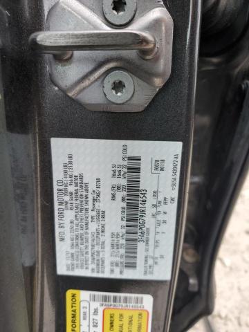 3FA6P0G79JR146543 - 2018 FORD FUSION S GRAY photo 12