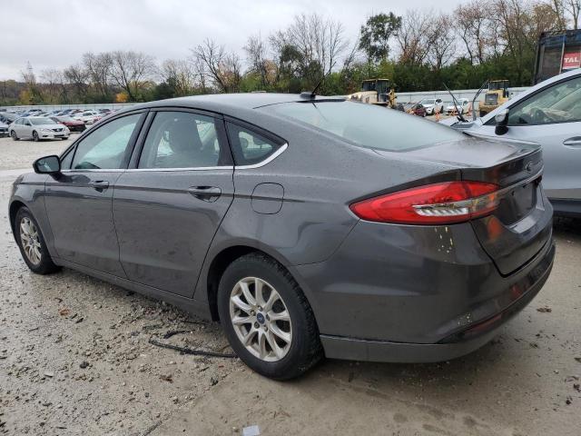 3FA6P0G79JR146543 - 2018 FORD FUSION S GRAY photo 2