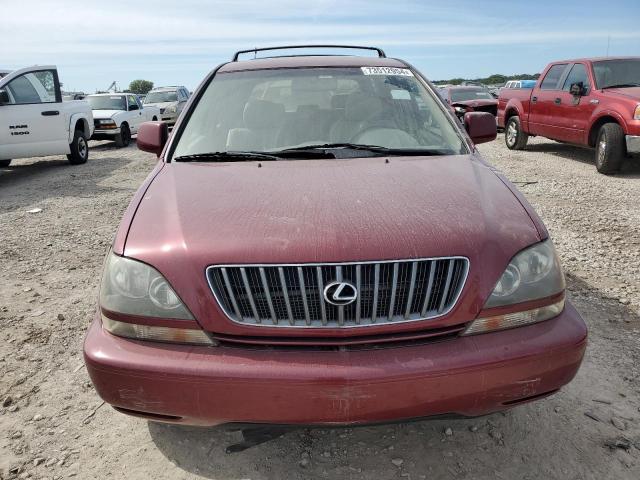 JT6HF10U4X0091642 - 1999 LEXUS RX 300 BURGUNDY photo 5