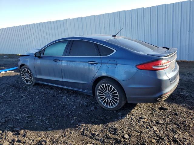 3FA6P0D99JR212367 - 2018 FORD FUSION TITANIUM/PLATINUM BLUE photo 2