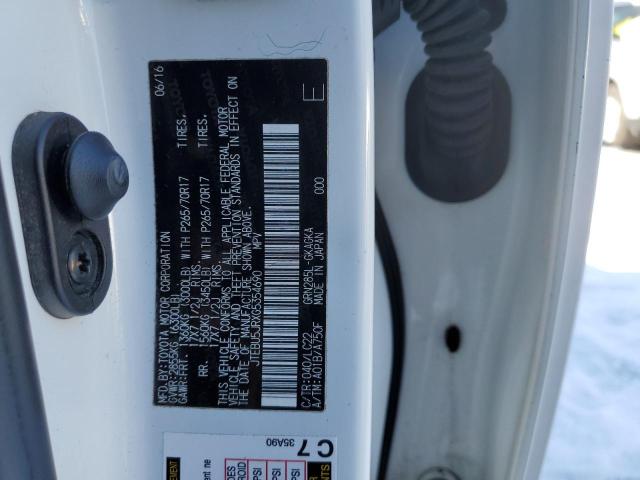 JTEBU5JRXG5354690 - 2016 TOYOTA 4RUNNER SR5/SR5 PREMIUM 白色 照片 13