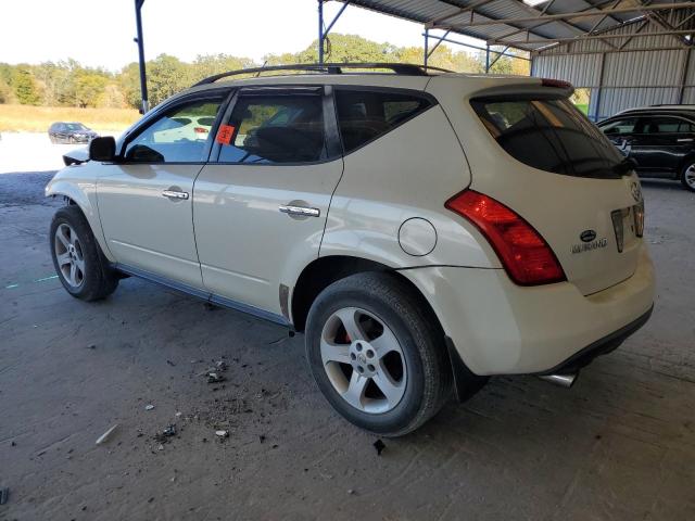 JN8AZ08T04W228578 - 2004 NISSAN MURANO SL WHITE photo 2