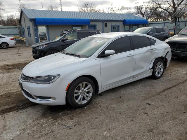 1C3CCCAB8FN619077 - 2015 CHRYSLER 200 LIMITED WHITE photo 1