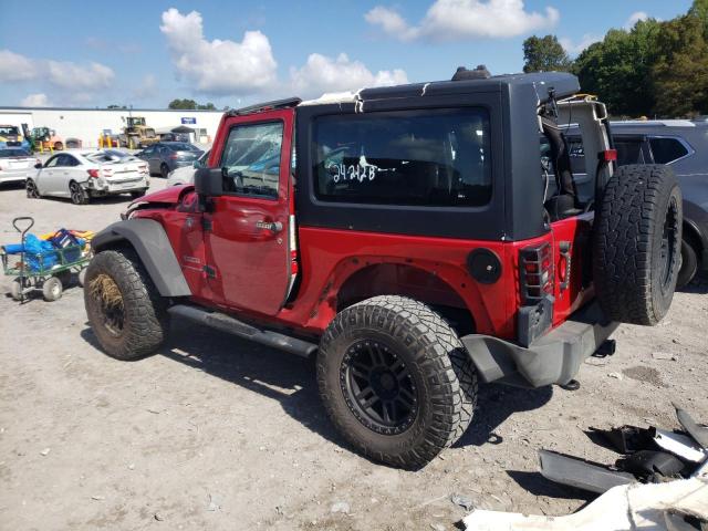 1J4AA2D11BL618018 - 2011 JEEP WRANGLER SPORT RED photo 2