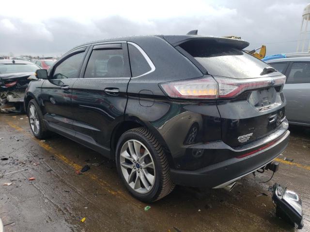 2FMPK4K88FBB25592 - 2015 FORD EDGE TITANIUM BLACK photo 2