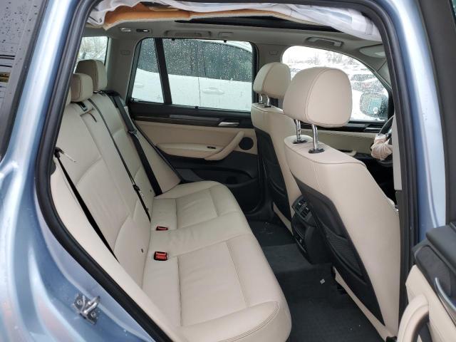 5UXWX7C55BL733960 - 2011 BMW X3 XDRIVE35I BLUE photo 11