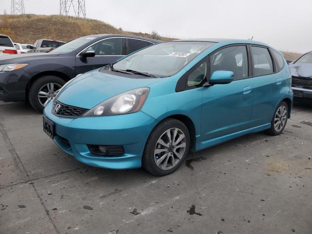 JHMGE8G58CC008848 - 2012 HONDA FIT SPORT TURQUOISE photo 1