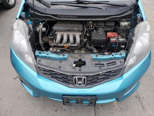 JHMGE8G58CC008848 - 2012 HONDA FIT SPORT TURQUOISE photo 11