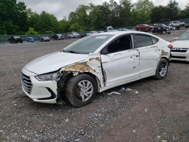 5NPD74LF9JH340997 - 2018 HYUNDAI ELANTRA SE WHITE photo 1