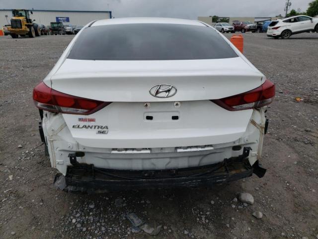 5NPD74LF9JH340997 - 2018 HYUNDAI ELANTRA SE WHITE photo 6