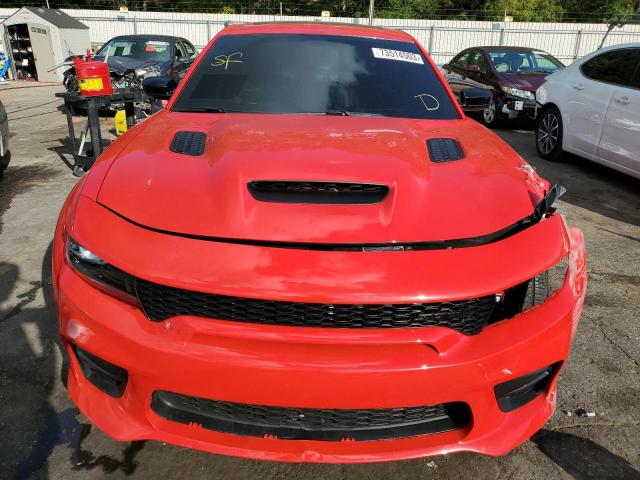 2C3CDXL9XPH503095 - 2023 DODGE CHARGER SRT HELLCAT RED photo 5