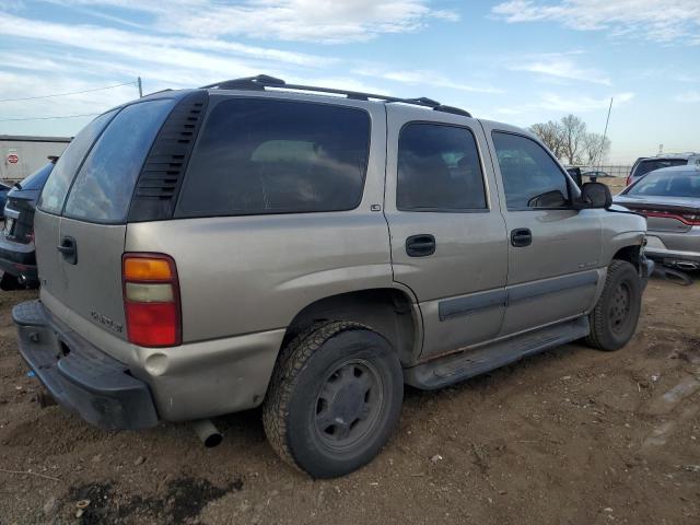 1GNEK13Z72J175026 - 2002 CHEVROLET TAHOE K1500 TAN photo 3