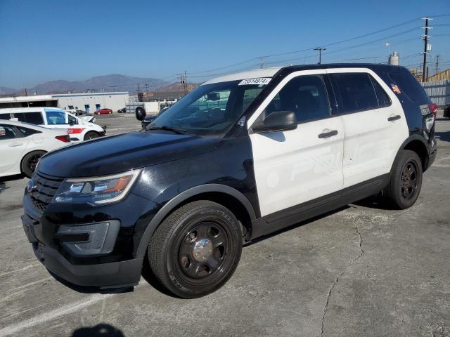 1FM5K8AR5KGA30306 - 2019 FORD EXPLORER POLICE INTERCEPTOR 双色 照片 1