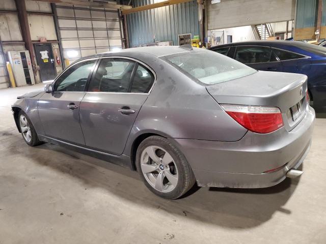 WBANU53558CT05337 - 2008 BMW 528 I GRAY photo 2