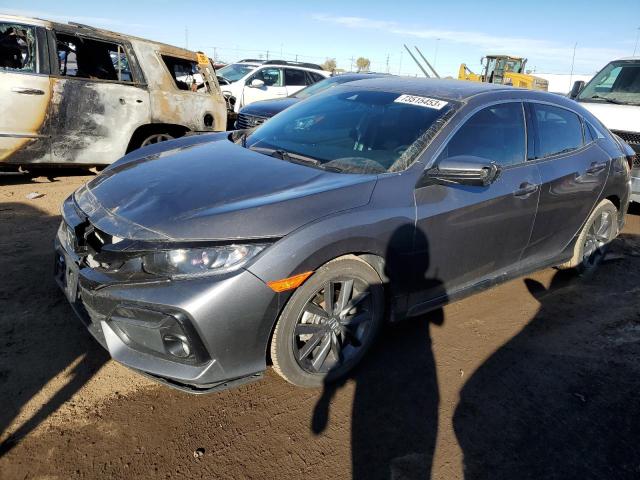 SHHFK7H61MU223014 - 2021 HONDA CIVIC EX GRAY photo 1