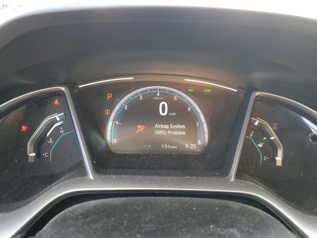 2HGFC1F77KH651721 - 2019 HONDA CIVIC EXL ვერცხლისფერი ფოტო 9