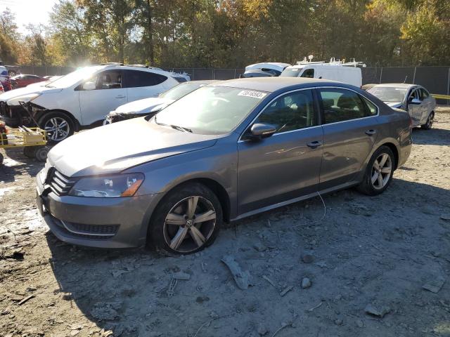 1VWBP7A37CC062520 - 2012 VOLKSWAGEN PASSAT SE GRAY photo 1