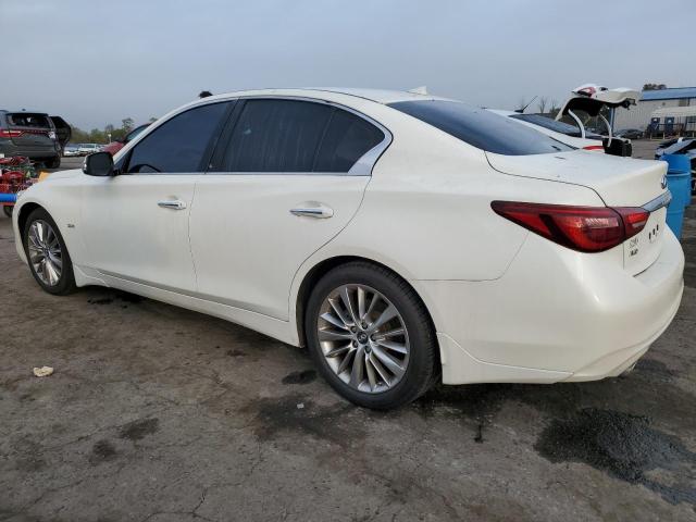 JN1EV7AR7KM556480 - 2019 INFINITI Q50 LUXE WHITE photo 2