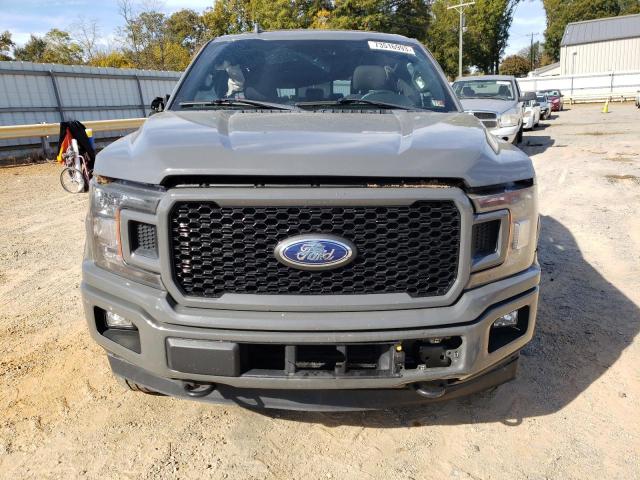 1FTEW1EG9JFA57697 - 2018 FORD F150 SUPERCREW GRAY photo 5