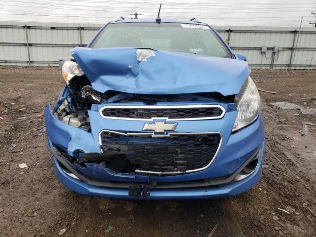 KL8CF6S96EC530157 - 2014 CHEVROLET SPARK 2LT BLUE photo 5