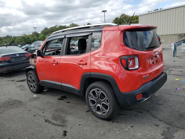 ZACCJBDT5GPC62577 - 2016 JEEP RENEGADE LIMITED RED photo 2