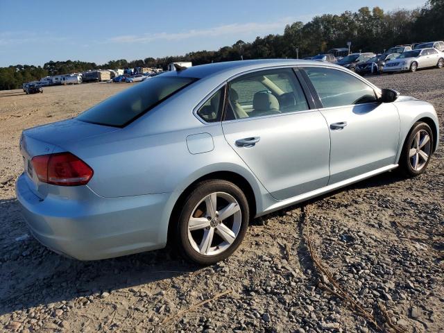 1VWBP7A30CC053318 - 2012 VOLKSWAGEN PASSAT SE BLUE photo 3