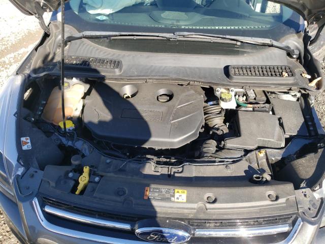 1FMCU0J94EUC58533 - 2014 FORD ESCAPE TITANIUM GRAY photo 12