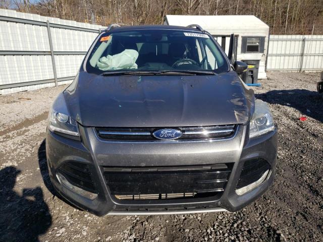 1FMCU0J94EUC58533 - 2014 FORD ESCAPE TITANIUM GRAY photo 5