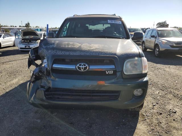5TDBT48A46S257785 - 2006 TOYOTA SEQUOIA LIMITED GREEN photo 5