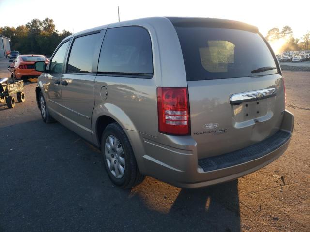 2A8HR44H28R834488 - 2008 CHRYSLER TOWN & COU LX BEIGE photo 2