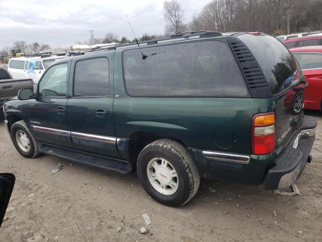 3GKFK16T11G252983 - 2001 GMC YUKON XL K1500 GREEN photo 2